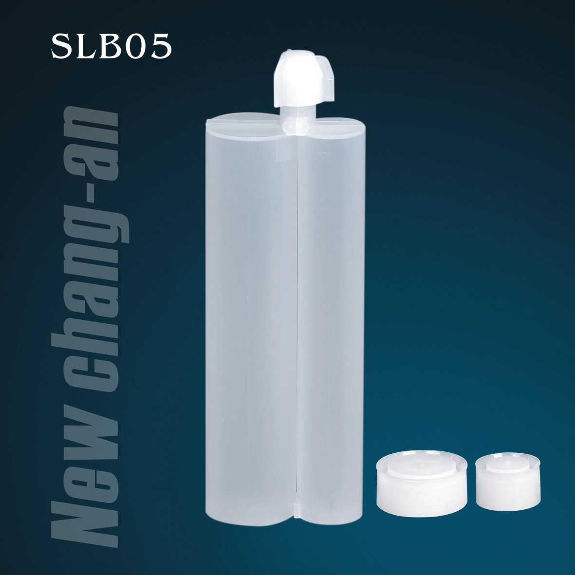 Cartouche double à deux composants de 320 ml : 160 ml pour l'adhésif SLB05 Pack a+ B